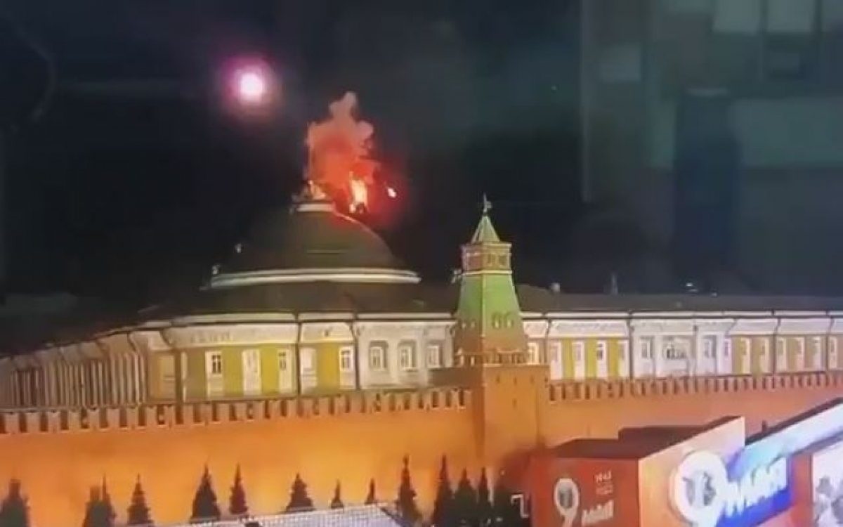 Москва обвинила Киев в попытке атаковать Кремль