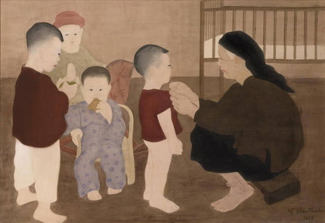 Япония помогает реставрации картин на шелке вьетнамского художника Нгуен Фан Тяня