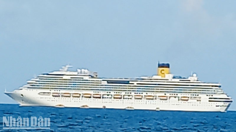 Итальянский круизный лайнер доставил на Фукуок 3500 международных туристов