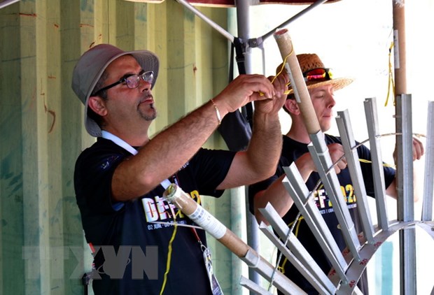 Команды Австралии и Италии готовы к соревнованиям на международном фестивале фейерверков в Дананге