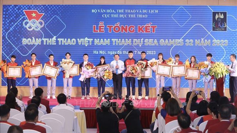 Состоялась церемония подведения итогов участия Вьетнама в SEA Games 32