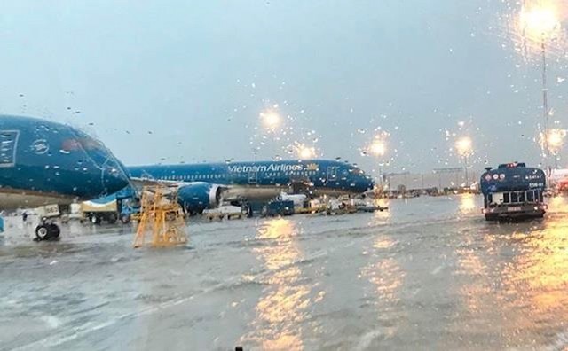 Корректировка расписания полетов в связи с тайфуном Талим