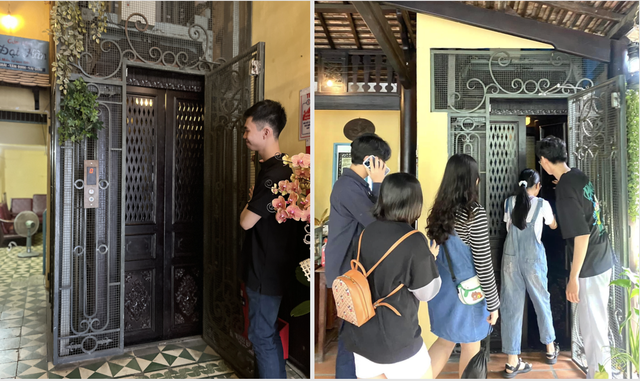 Молодёжь наслаждается поездкой в 60-летнем лифте в г Хошимине