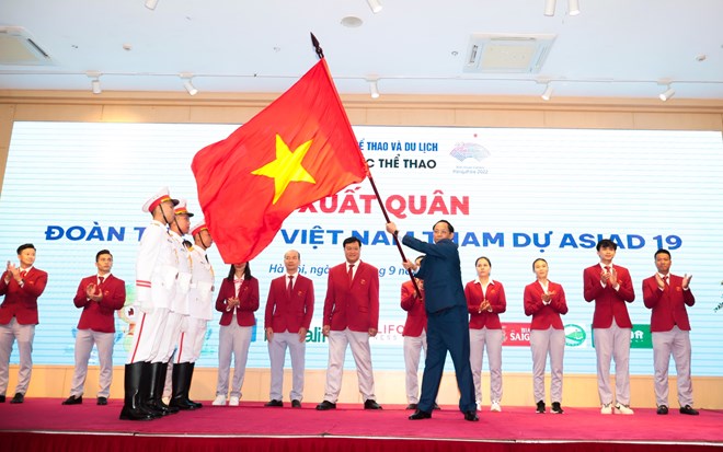 Вьетнамская спортивная делегация отправится на 19-е Азиатские игры ASIAD