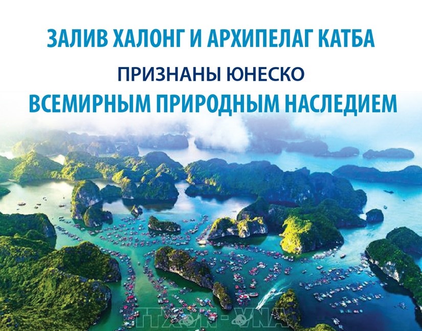Залив Халонг и архипелаг Катба признаны ЮНЕСКО всемирным природным наследием