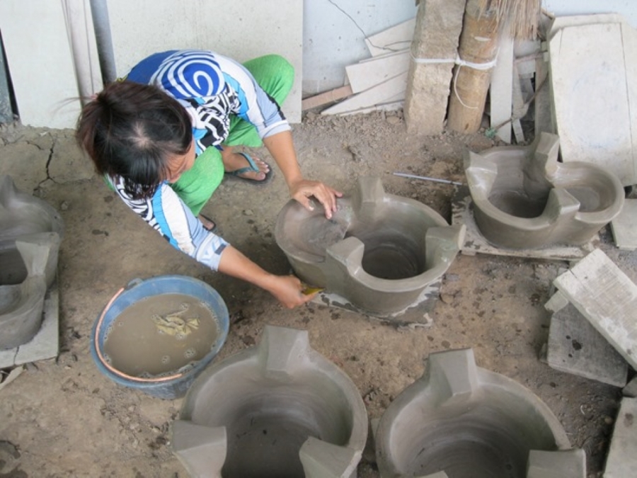 Ремесленная деревня сохраняет традиционное изготовление глиняных печей