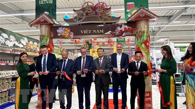 Продвижение вьетнамских товаров в сети супермаркетов Système U во Франции