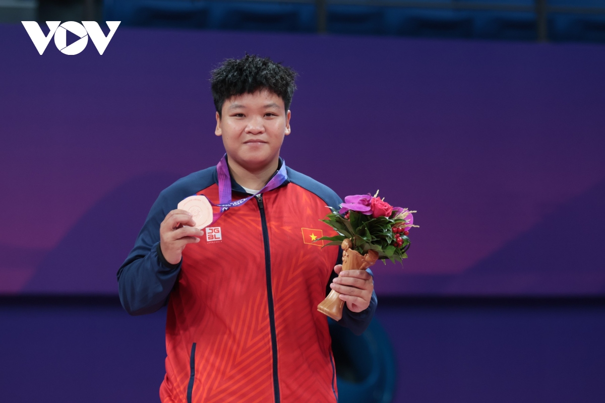 ASIAD-19 Вьетнамская спортсменка по курешу завоевала бронзовую медаль