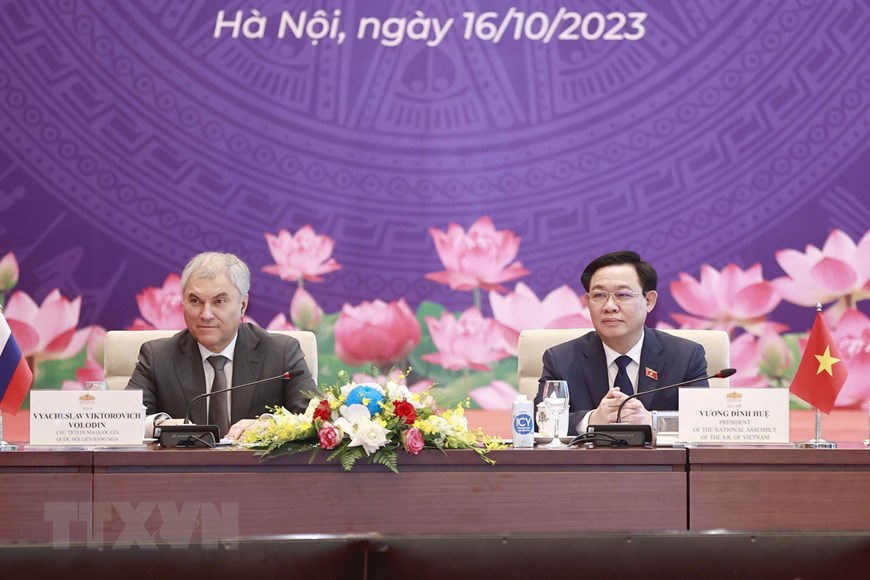 Прошло второе заседание Межпарламентской комиссии по сотрудничеству Нацсобрания СРВ и Госдумы РФ