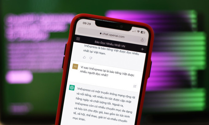 ChatGPT поддерживает регистрацию с вьетнамскими телефонными номерами