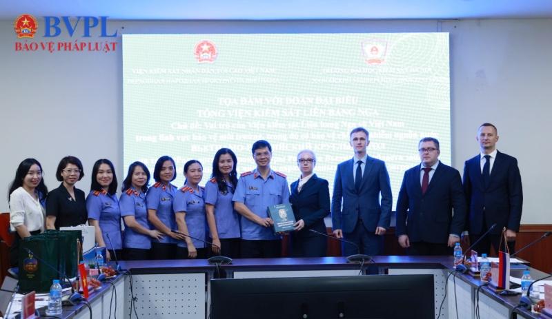 Дискуссия о роли прокуратуры России и Вьетнама в сфере охраны окружающей среды