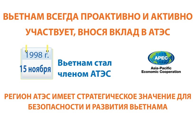 Вьетнам всегда проактивно и активно участвует, внося вклад в АТЭС