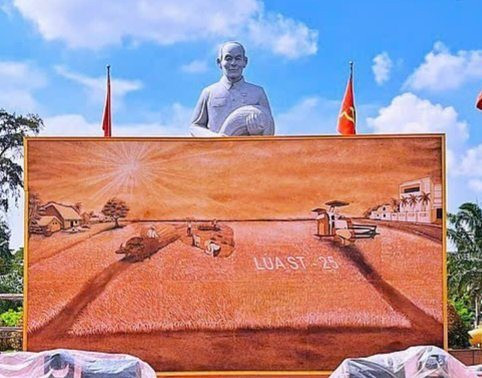 Картина из риса в Шокчанге установила рекорд Вьетнама