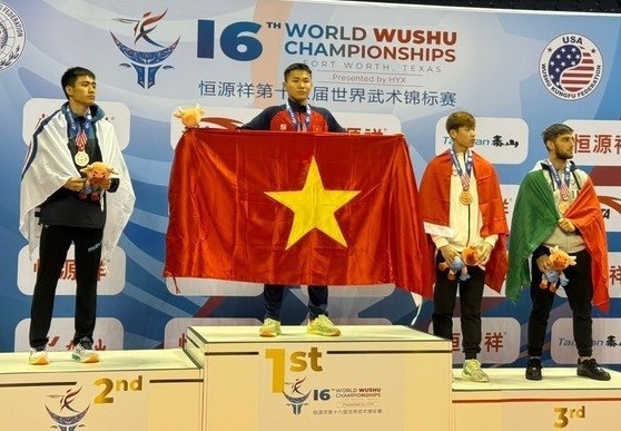 Вьетнам занял второе место на 16-м чемпионате мира по ушу