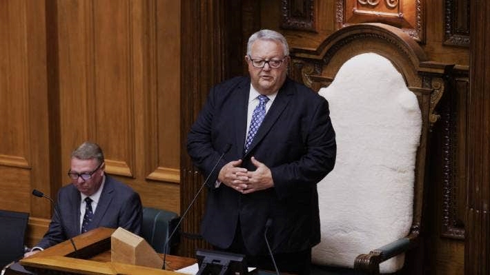 Поздравительная телеграмма в адрес спикера новозеландского парламента
