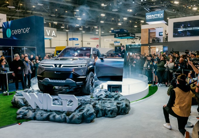 VinFast представил первую модель электрического пикапа на выставке CES 2024