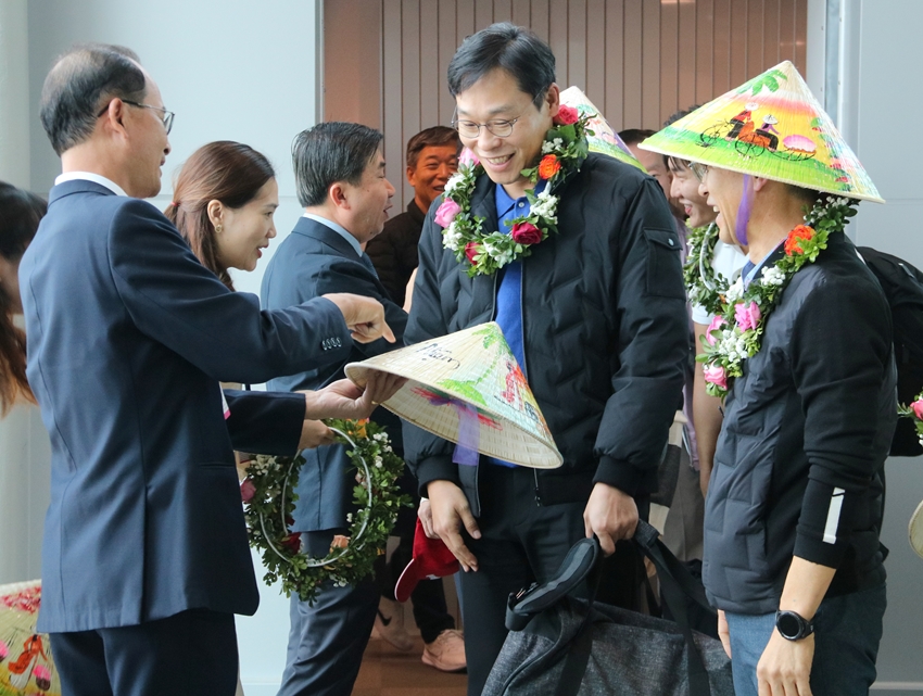 Хюэ принял первый в текущем году международный авиарейс из Южной Кореи