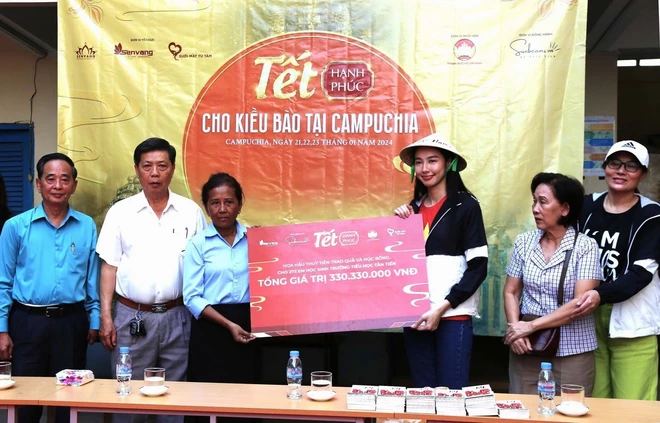 Весна Зяп Тхин - 2024 «Счастливый Тэт» для вьетнамцев в Камбодже