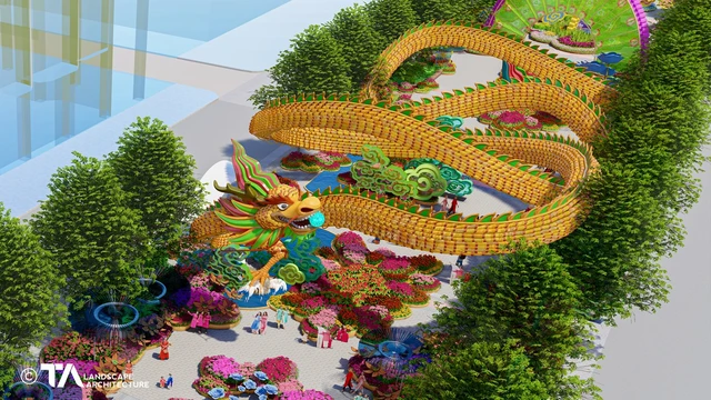 Цветочная улица Нгуенхюэ особенно красива в преддверии Тета