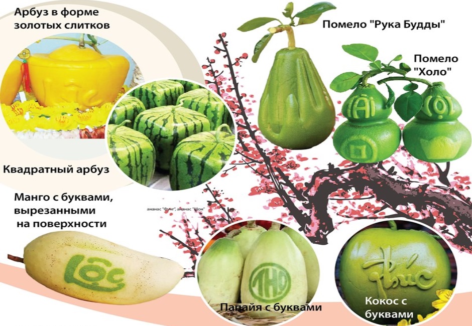 Фрукты необычной формы для Тэта