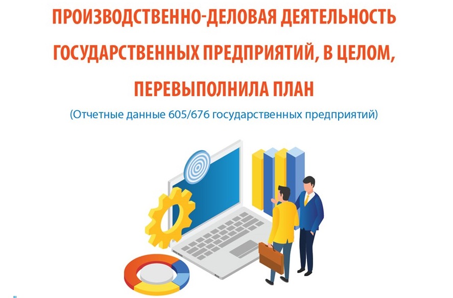 Производственно-деловая деятельность государственных предприятий, в целом, перевыполнила план