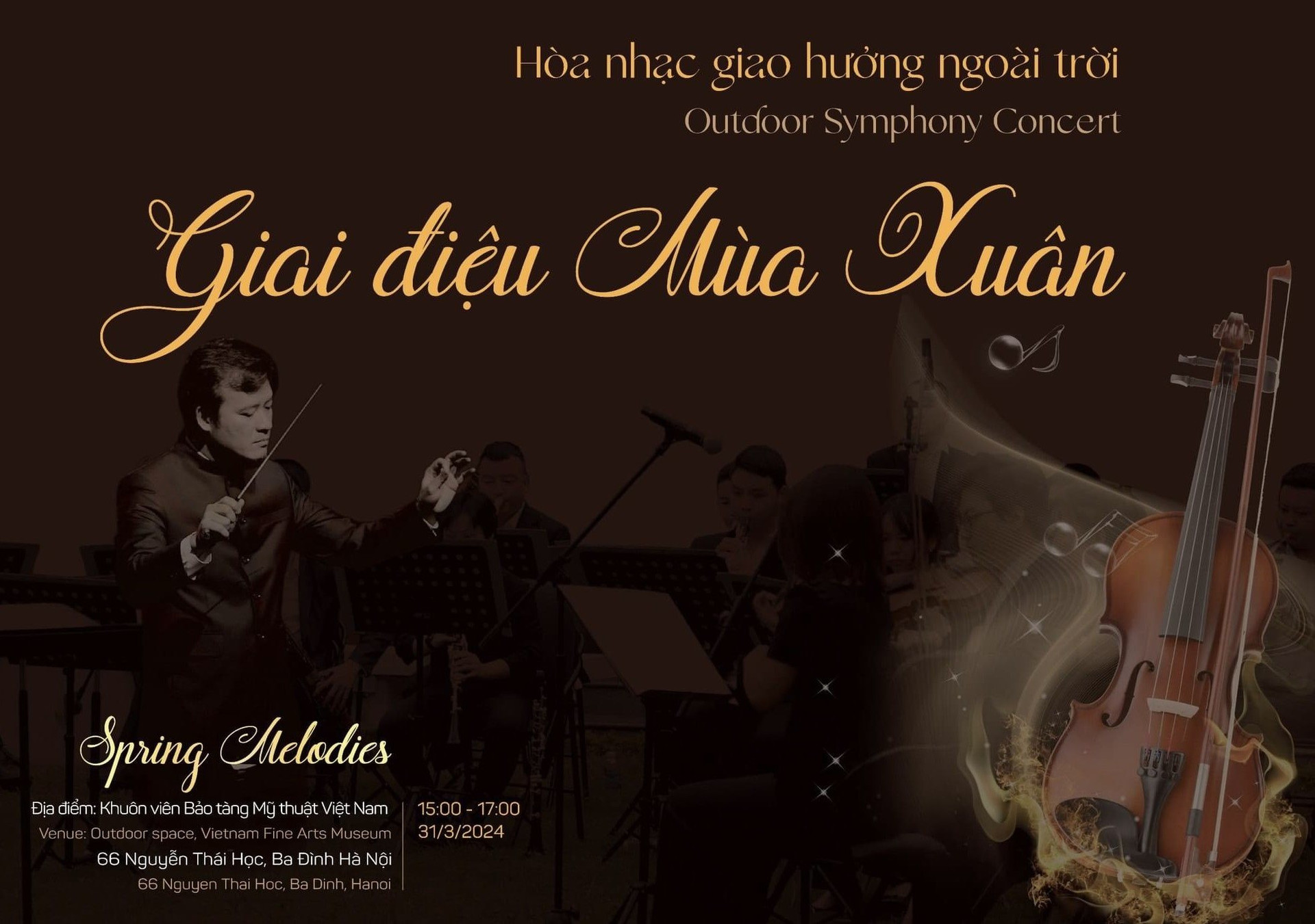 Концерт «Весенняя мелодия» в пространстве музея изобразительных искусств Вьетнама
