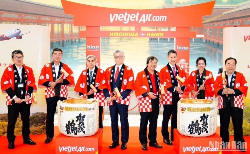 Vietjet открывает новый маршрут Ханой-Хиросима