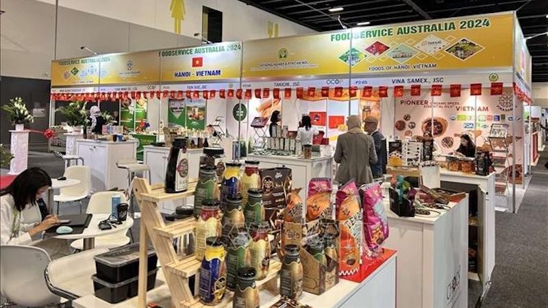 Стенд «Ханой-Вьетнам» привлекает посетителей на выставке FoodService Australia 2024
