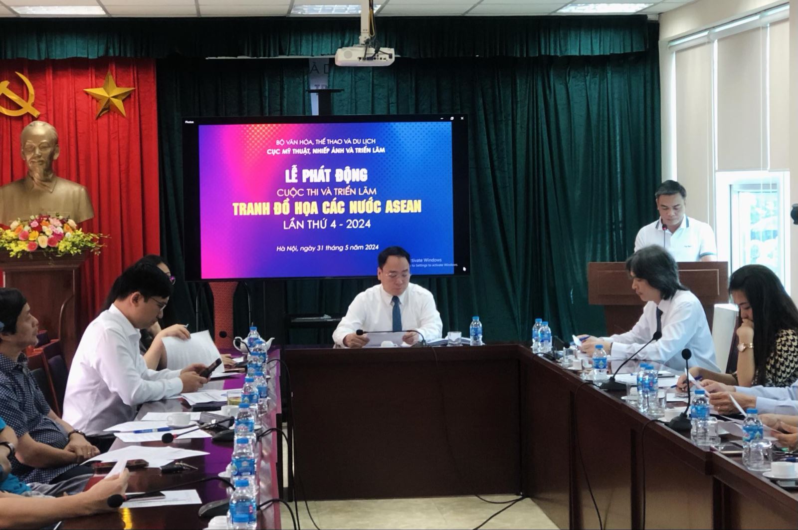 Объявление конкурса и выставки графических картин стран АСЕАН 2024 года