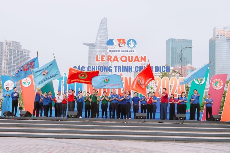 Союз молодежи города Хошимин запустил летнюю волонтерскую кампанию 2024 года