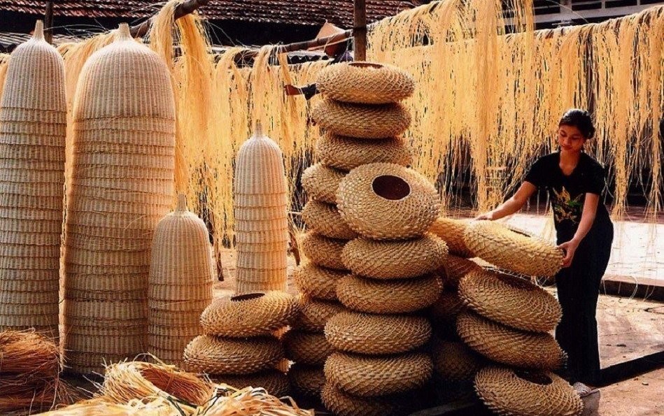 Экспорт плетеных изделий демонстрирует положительные признаки