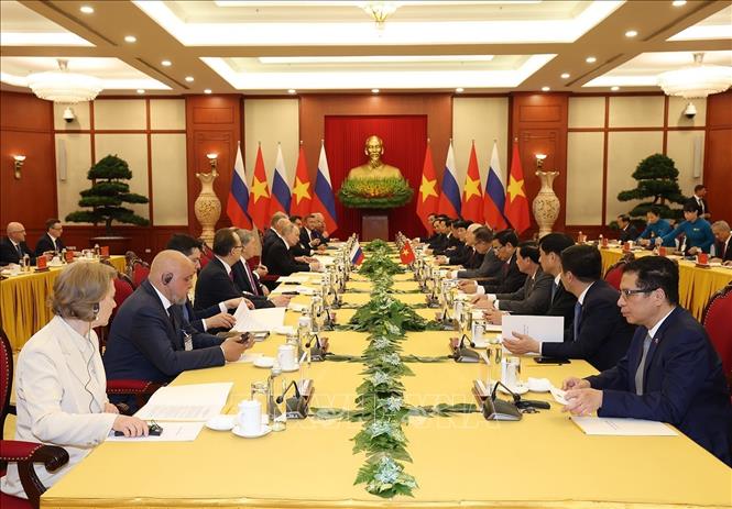 Руководители Вьетнама и России согласовали 5 основных направлений двустороннего сотрудничества