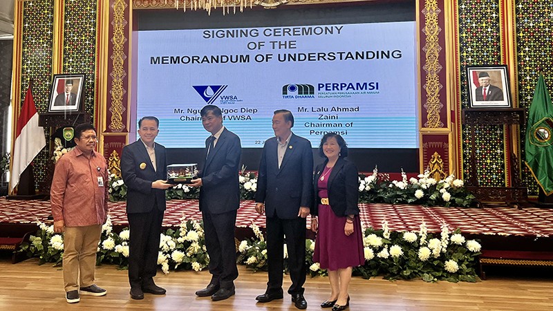 Вьетнам и Индонезия укрепляют сотрудничество в управлении чистыми водными ресурсами