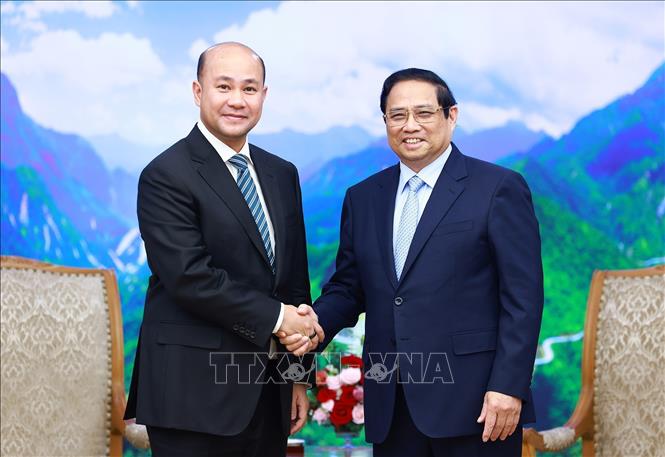 Премьер-министр Фам Минь Тинь принял генерального секретаря Отдела ЦК НПК по работе с народными массами