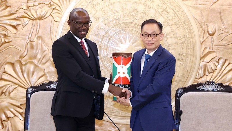 Глава Отдела по внешним связям ЦК КПВ принял Генерального секретаря правящей партии Бурунди CNDD-FDD