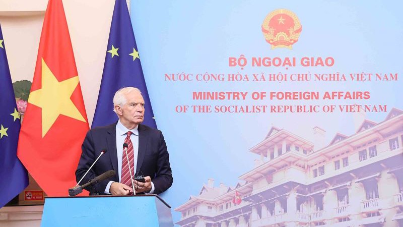 Зампредседателя ЕК Жозеп Боррель Фонтельес ЕС желает поднять отношения с Вьетнамом на новый уровень