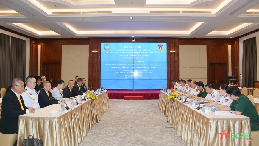 Вьетнам и Таиланд подписали меморандум о взаимопонимании по сотрудничеству в области обеспечения правопорядка на море