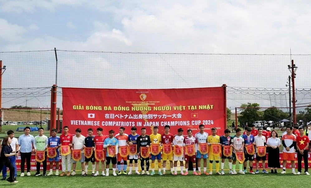 Открытие турнира вьетнамских соотечественников по футболу в Японии
