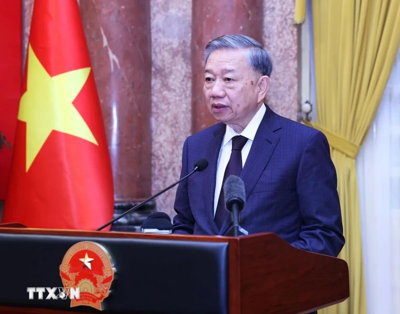Генеральный секретарь ЦК КПВ, Президент Вьетнама То Лам Новое мышление и новый способ работы ради будущего мира