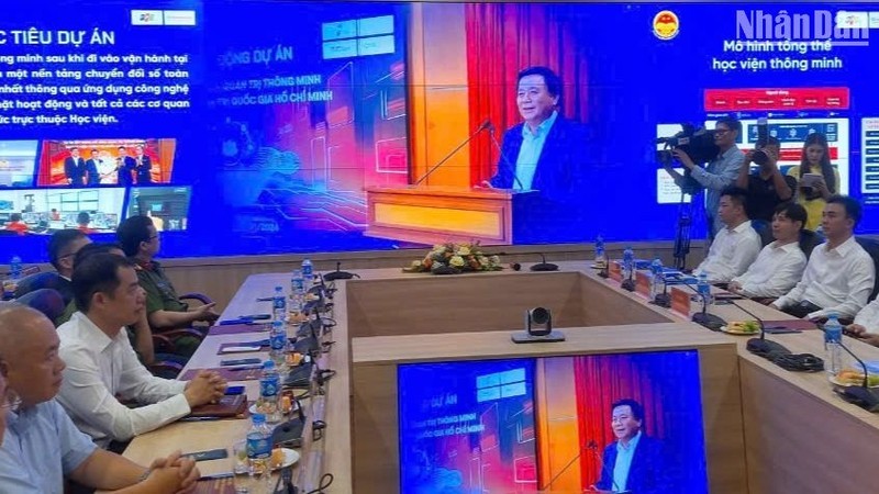 Государственная политическая академия им Хо Ши Мина запустила модель умного управления