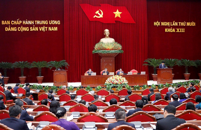 Первый день работы десятого пленума ЦК КПВ XIII cозыва