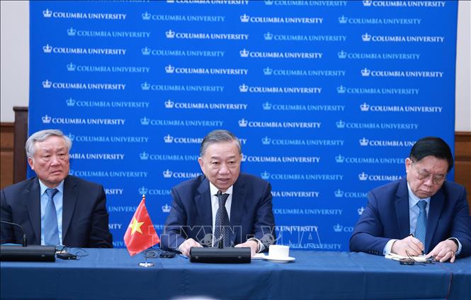 Генсек ЦК КПВ, президент То Лам принял экспертов и учёных Колумбийского университета