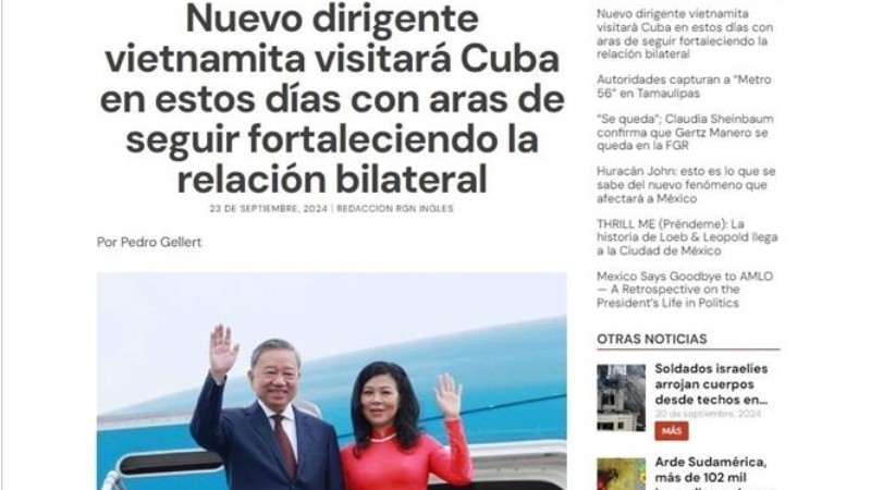 Отношения между Вьетнамом и Кубой являются образцовой моделью международной солидарности