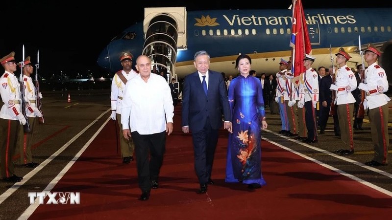 Генеральный секретарь ЦК КПВ, Президент То Лам прибыл в Гавану, начав государственный визит на Кубу