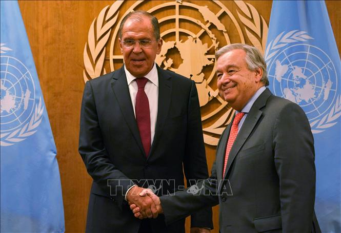 Генеральный секретарь ООН и глава МИД РФ обсудили конфликты в мире