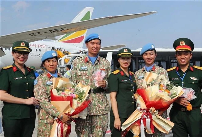 Инженерно-саперная группа №2 возвращается домой из миротворческой миссии в Абьее