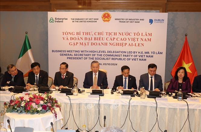 Вьетнам приветствует расширение сотрудничества с ирландскими предприятиями