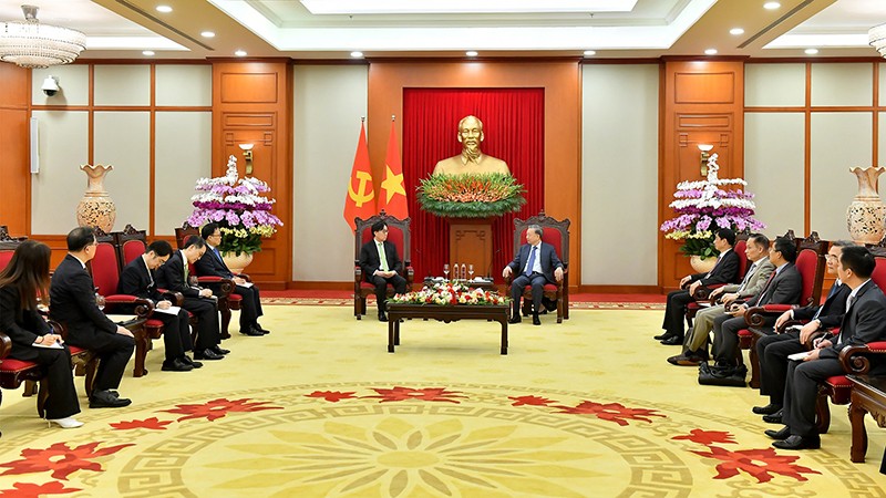 Генеральный секретарь ЦК КПВ, Президент То Лам принял специального советника Президента Республики Корея