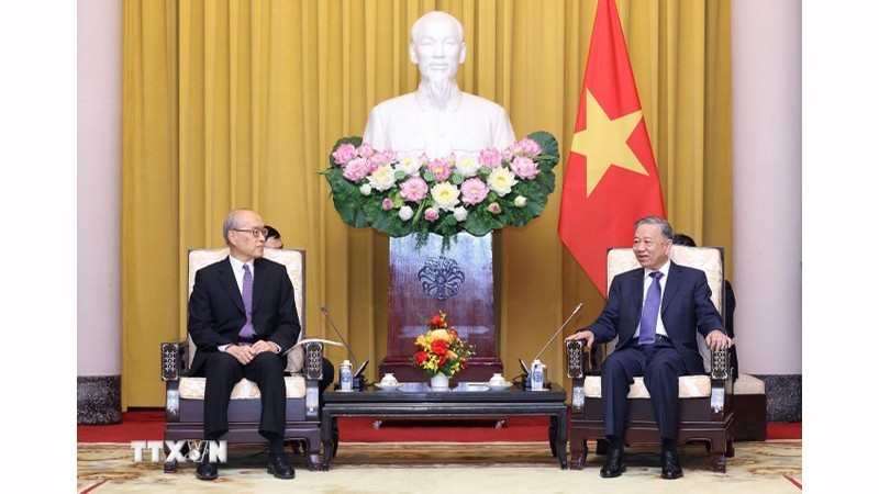 Генеральный секретарь ЦК КПВ, Президент То Лам принял Председателя Верховного народного суда Китая