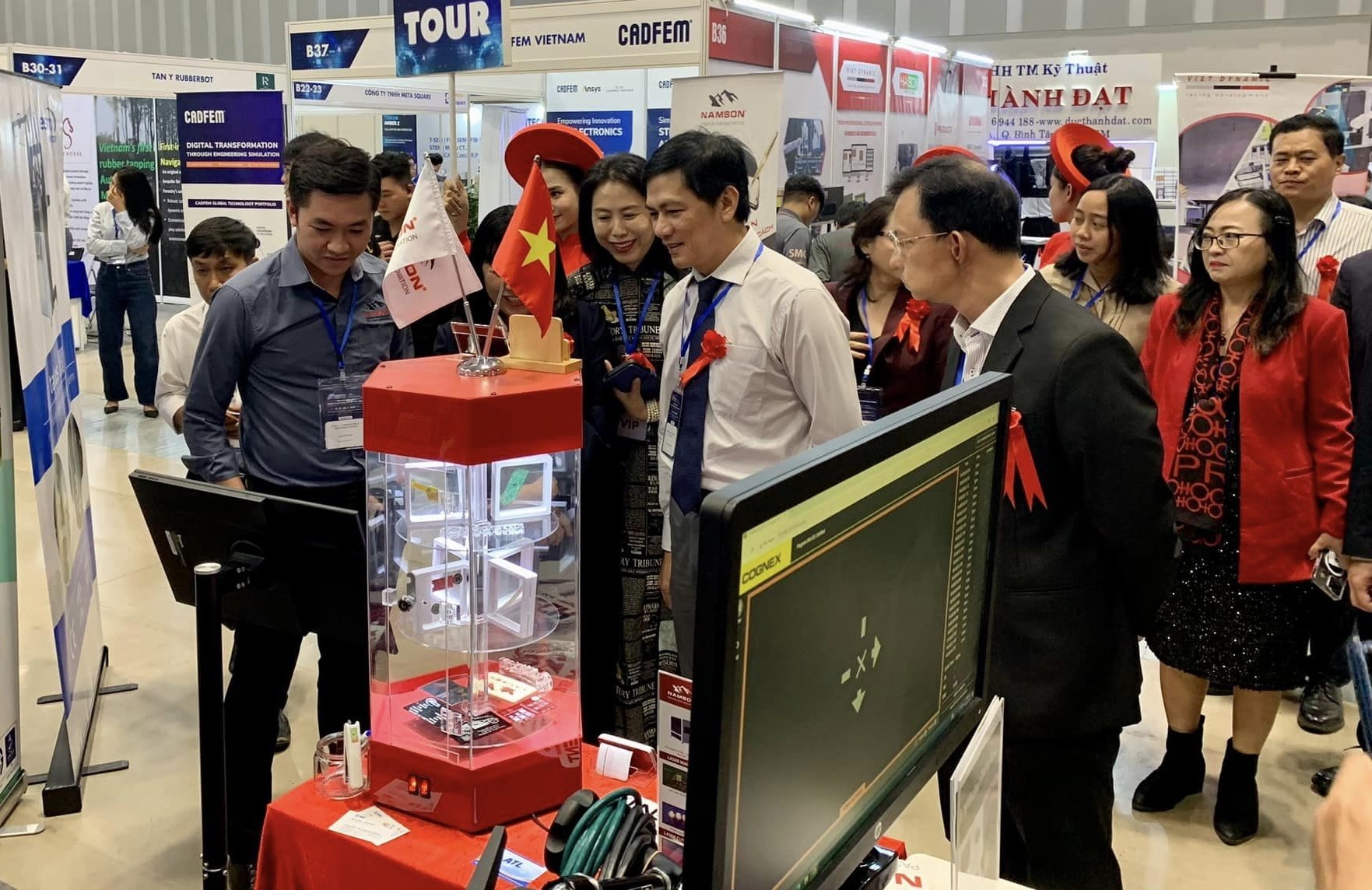 Более 150 стендов приняли участие в Международной выставке микроэлектроники Вьетнама 2024